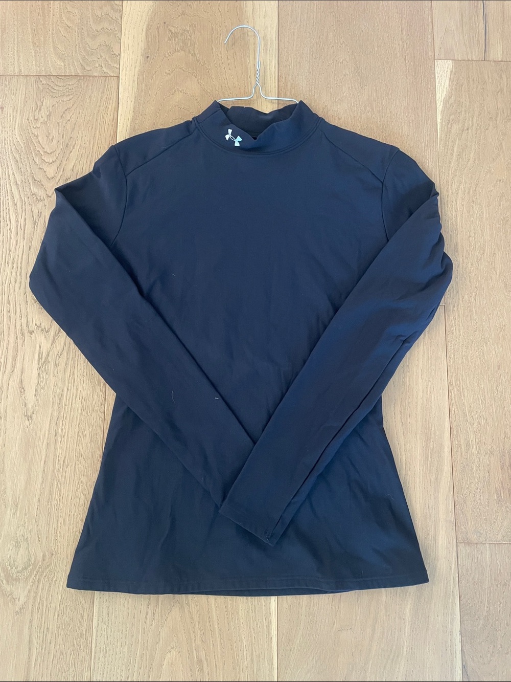 Under Armour Black Long Sleeve Mock Neck Performance Top
